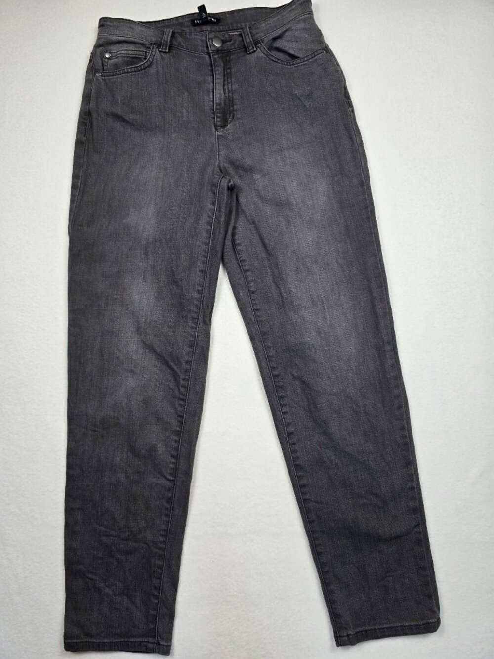 Eileen Fisher Womens 4P Gray Organic Cotton Stretch Jeans